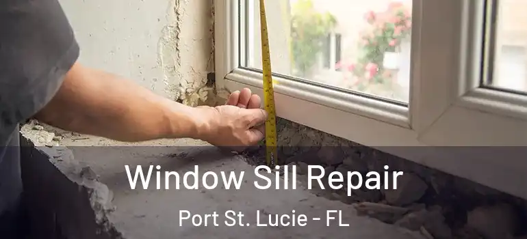  Window Sill Repair Port St. Lucie - FL
